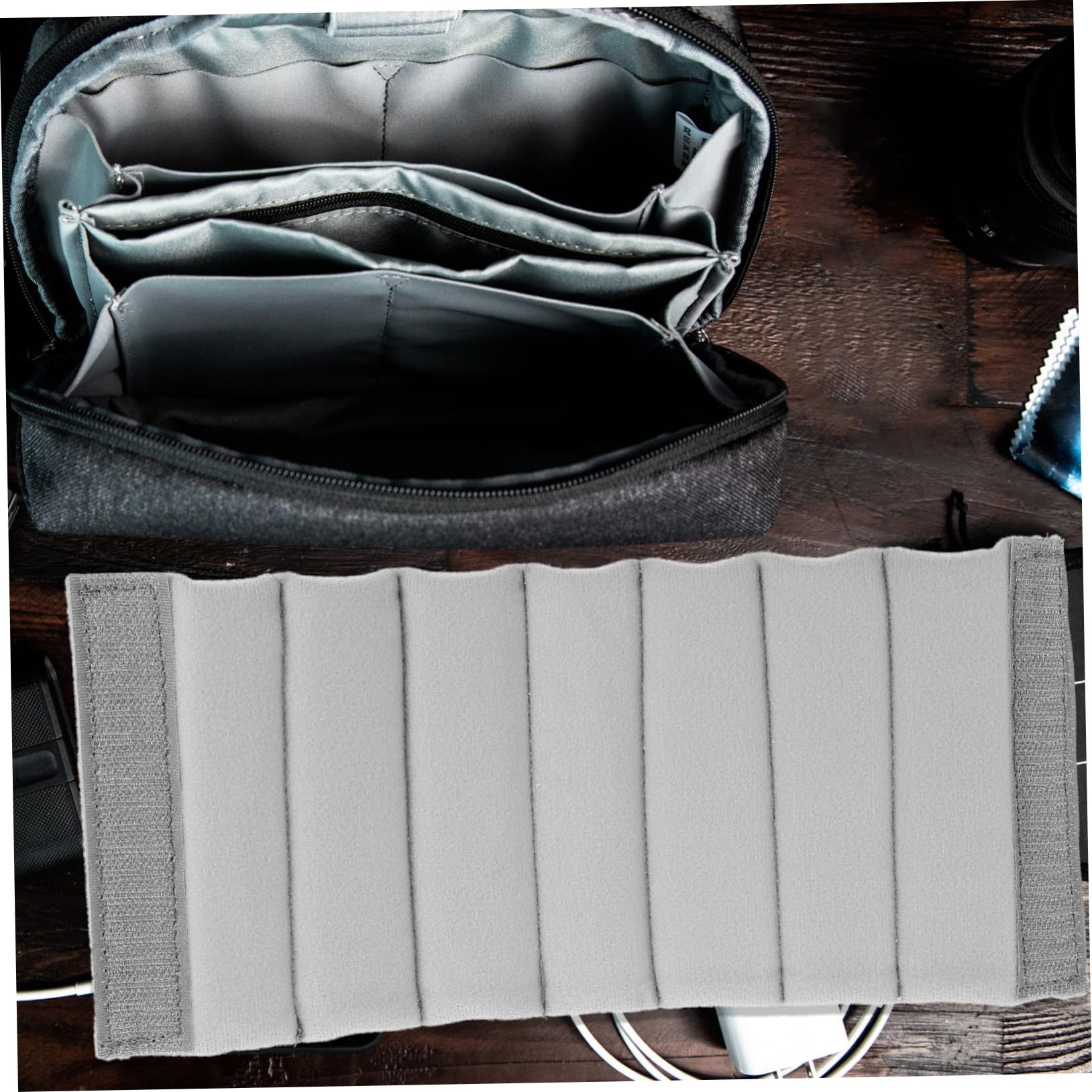 HEMOTON 4piezas Separadores Acolchados para Bolsa De Cámara Divisores Protección contra para Fotografía y