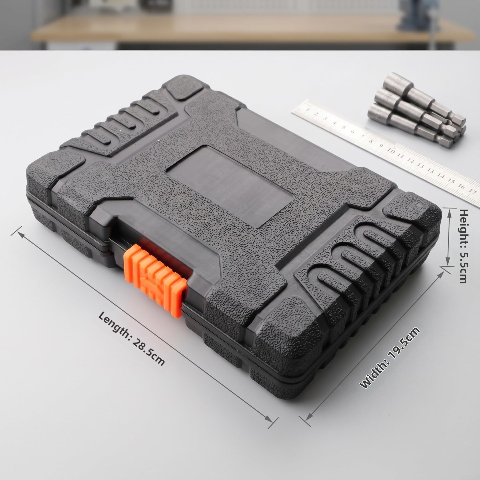Zündschlüssel-Set 10-teilig, 3/8-Zoll-Antrieb mit Magnetgelenk & Verlängerungsstange, Hardware-Werkzeug-Kit für Garage
