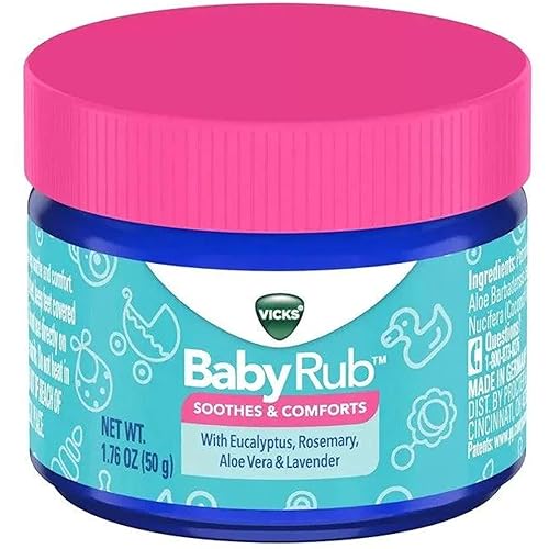 Miniatura 8 de Vicks BabyRub ungüento calmante 1.76 oz - Compra paquetes y ahorra (paquete de 4)