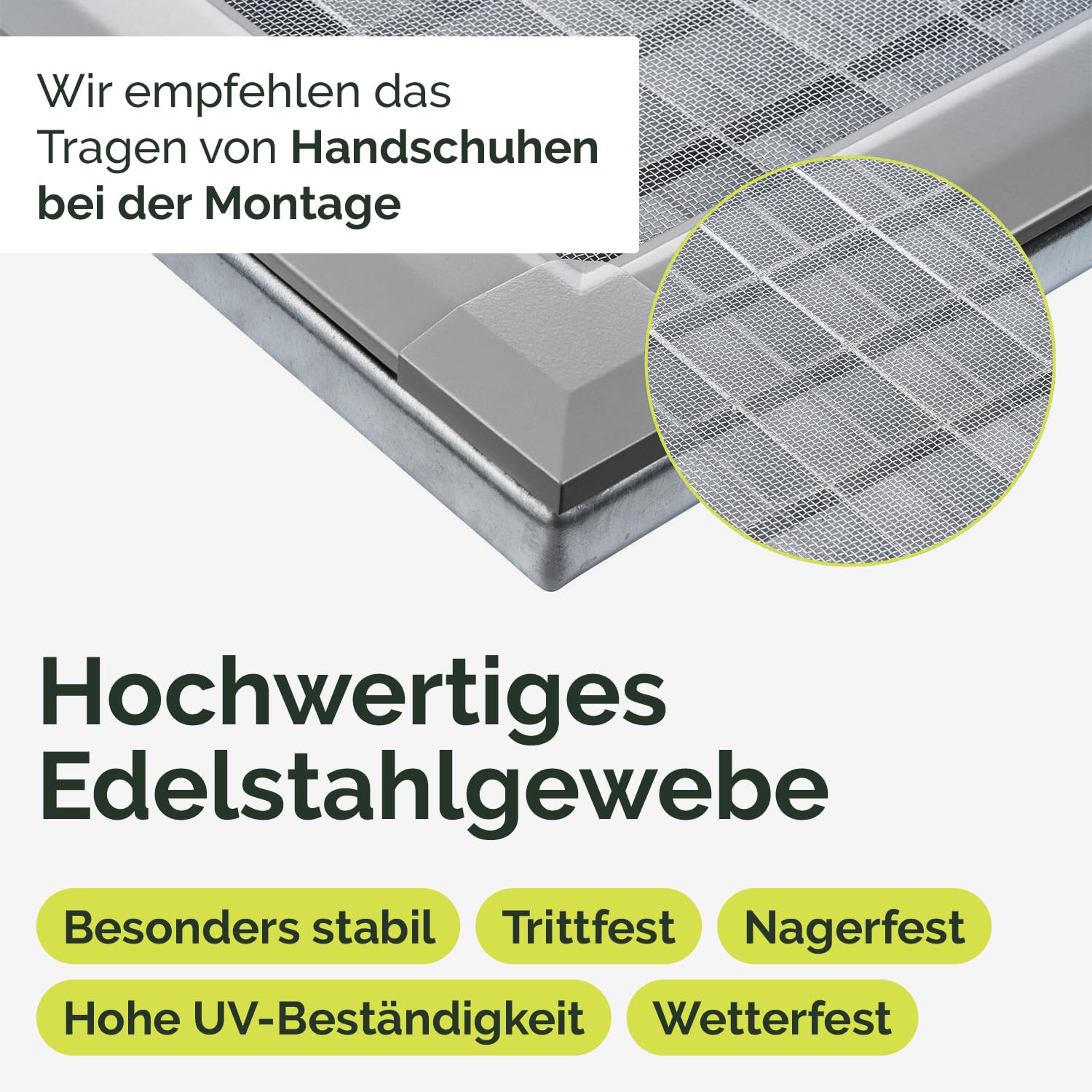 Nematek Lichtschachtabdeckung Pro XL - Premium Kellerschachtabdeckung in 75 x 140 cm - Lichtschachtabdeckung Edelstahl - cleanes Design für sauberen Lichtschacht
