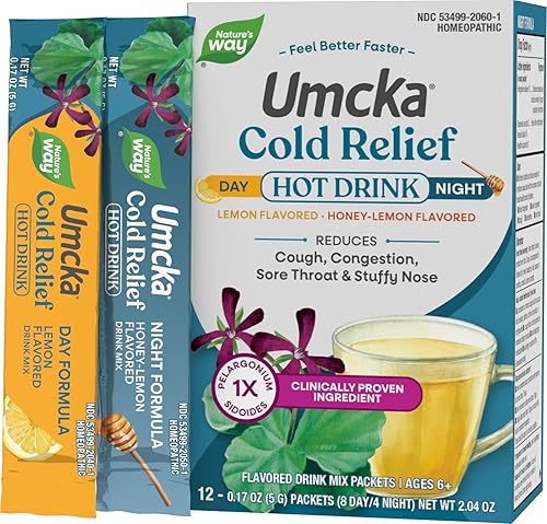 Nature's Way Umcka Cold Relief Hot Drink, Homeopathic, Clinically Proven