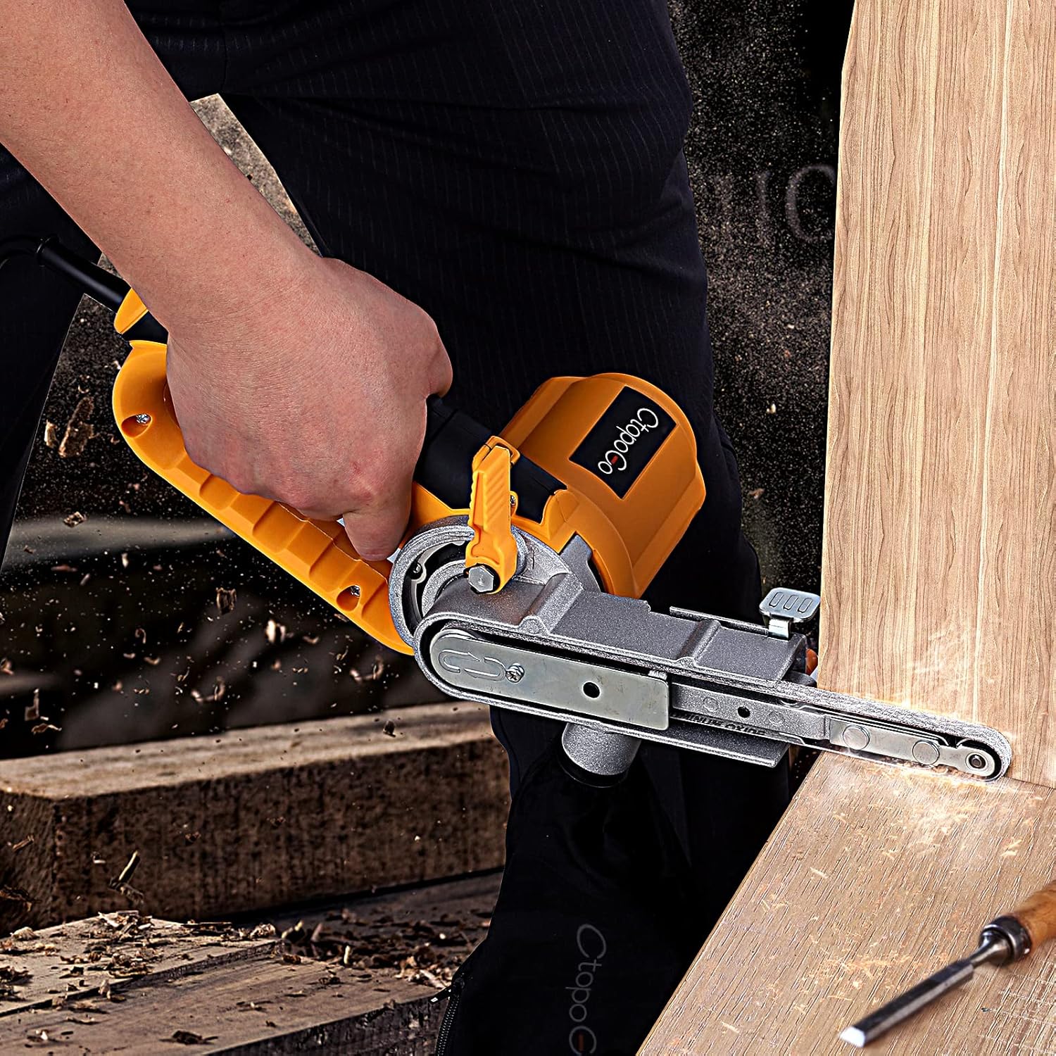 CtopoGo Variable 6 Speeds Detailing File Sander Sand Electric Belt