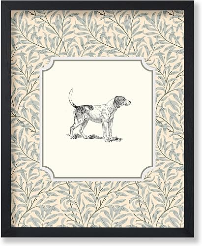 Miniatura 19 de Poster Master Impresión Vintage de Cachorro - Póster Retro de Perro - Arte Pastel - Diseño de Pared de Animal Floral - Arte Bohemio Chic -