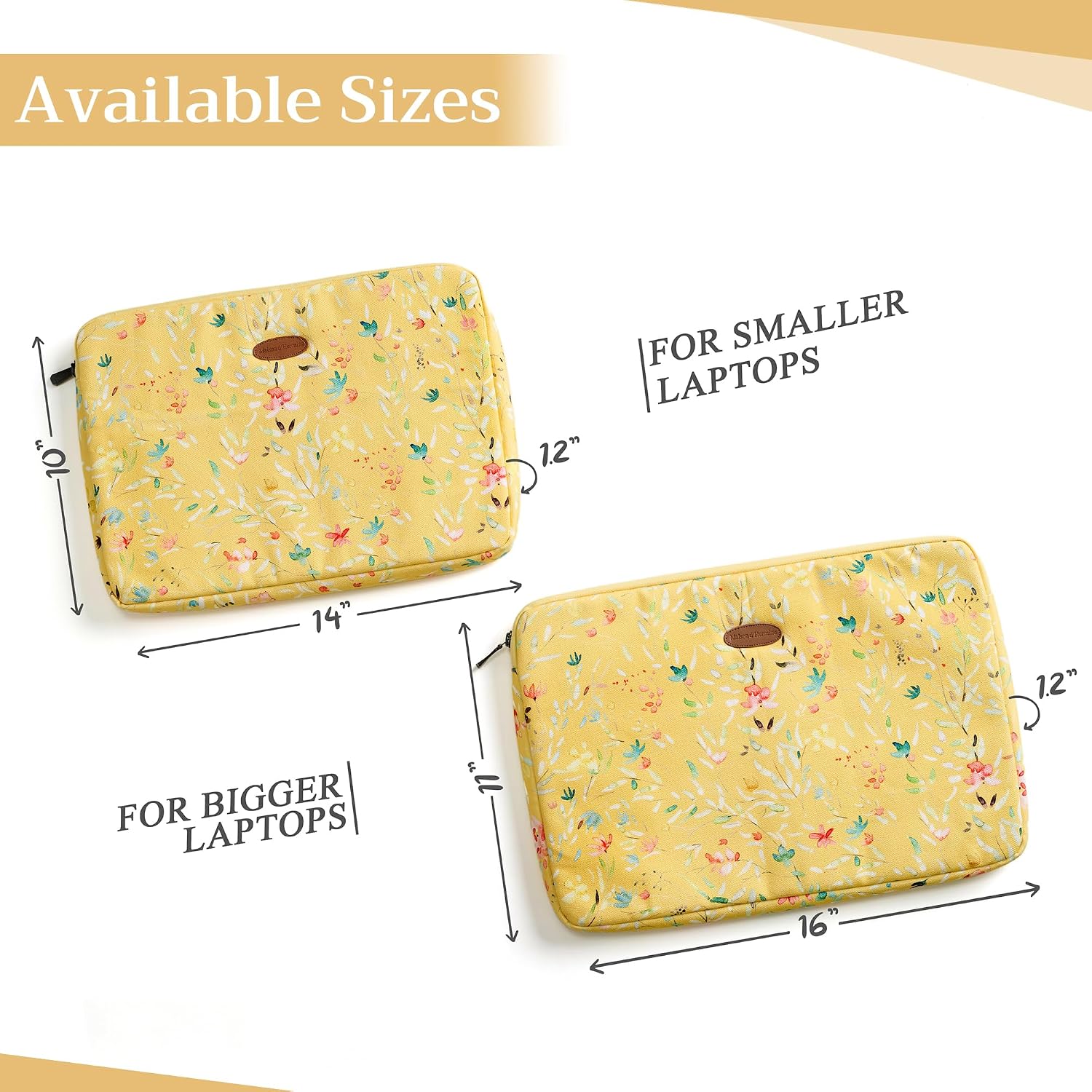 Maison d'Hermine Laptop Sleeve Stain and water repellent Cotton canvas