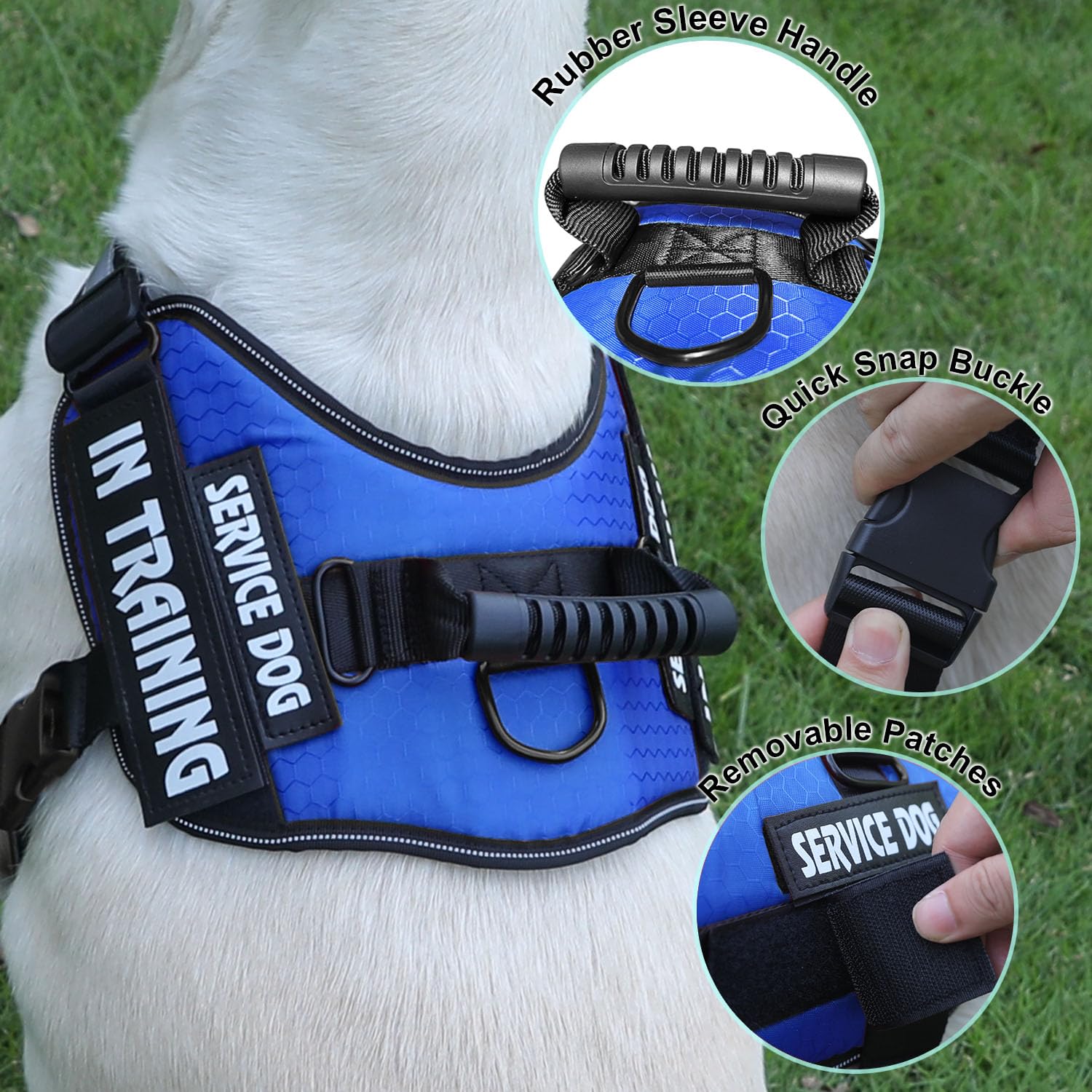 Bcadem No Pull Service Dog Harness Dog First Aid Kit Bcadem ,No