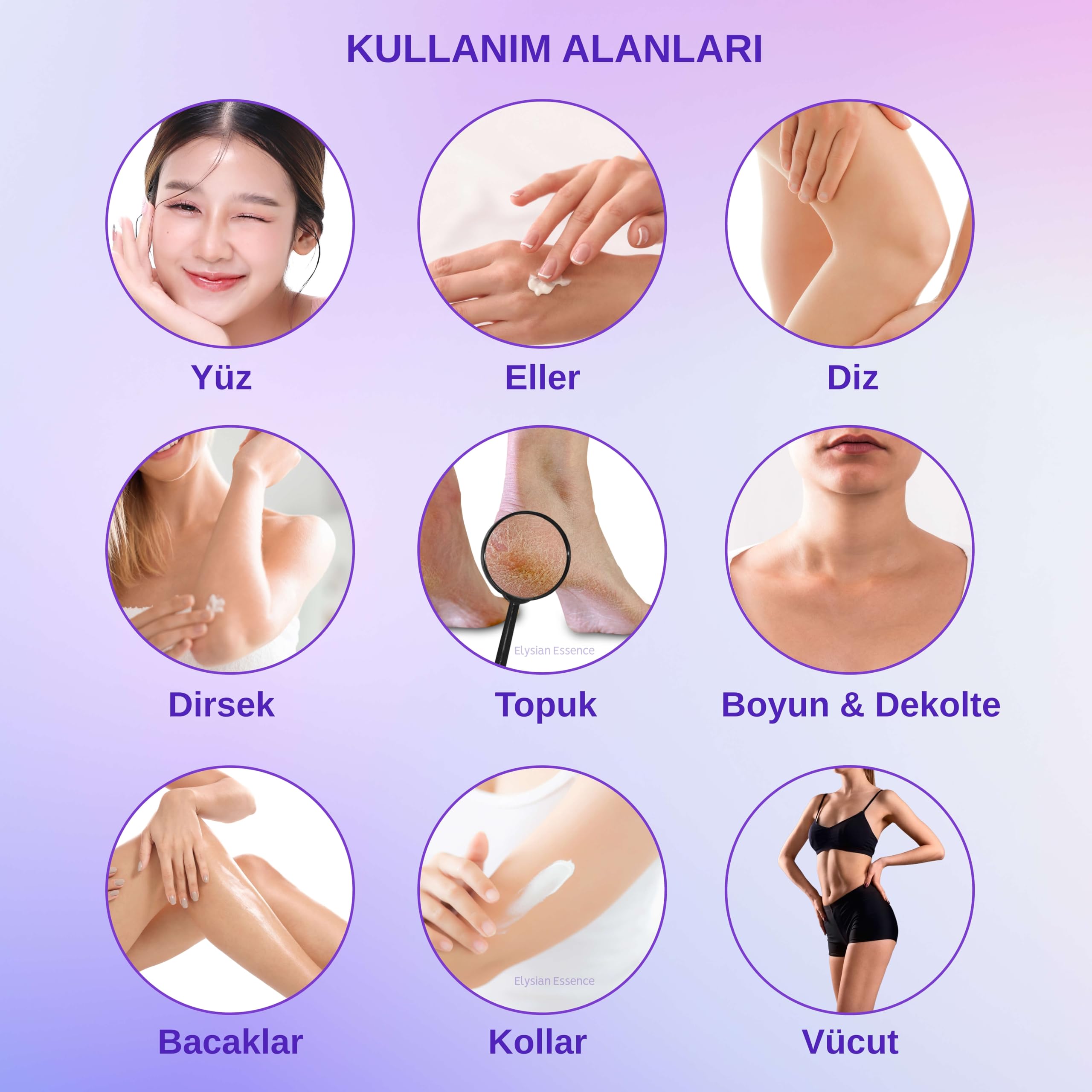 Elysian Essence Yoğun Nemlendirici Panthenol Yüz ve Vücut Kremi 2'li Set | Kuru ve Hassas Ciltlere 24 Saat Bakım - Organik Argan Yağı, Shea Butter Yağı, Propolis ve Collagen İçerikli