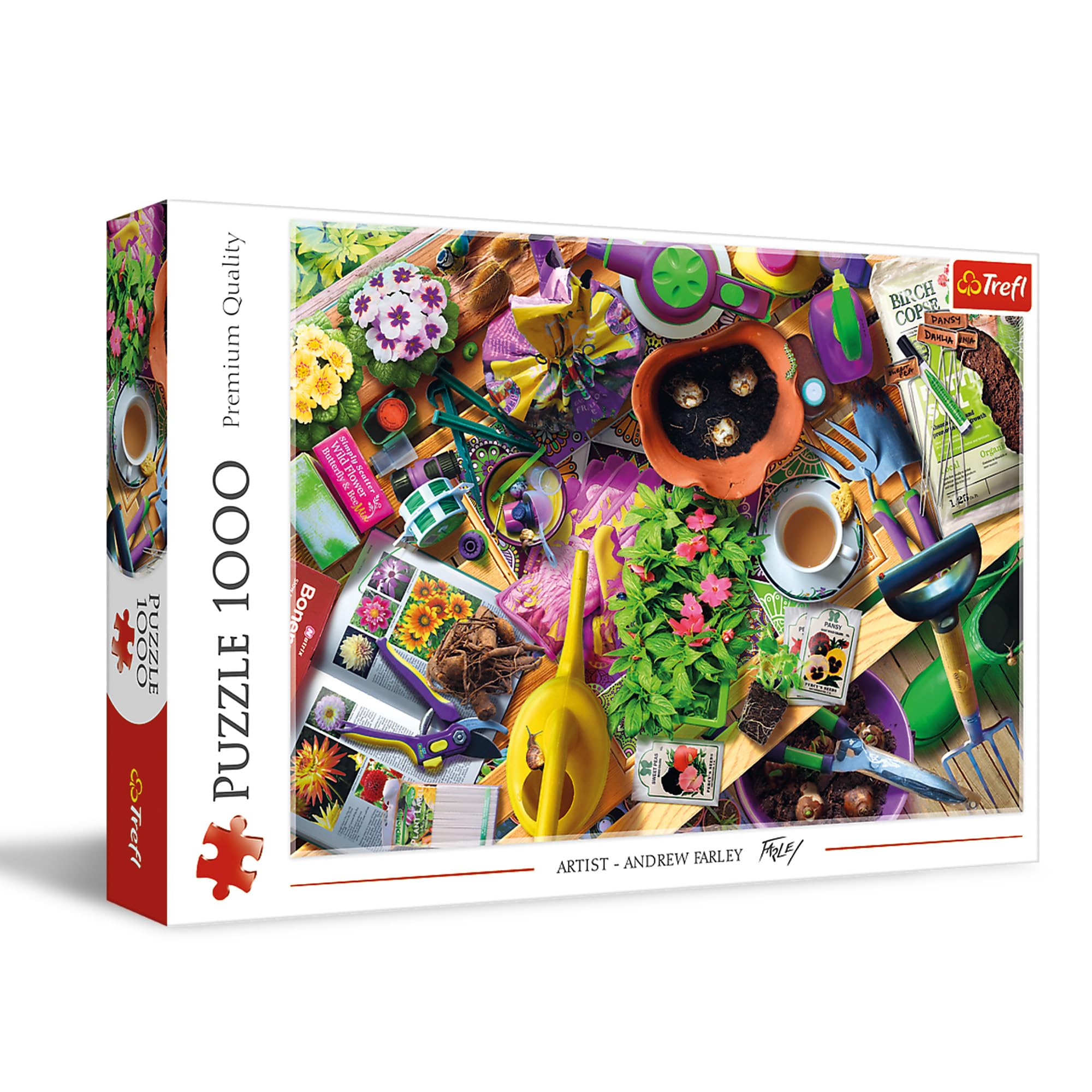 Trefl Tidying Up The Garden 1000 Piece Puzzle