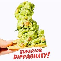 Vista 3 de Zack's Mighty Chips de tortilla orgánica, sin OMG, sin gluten, resistentes para sumergir, bolsa de 9 onzas