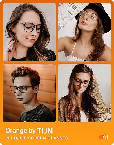 Miniatura 2 de TIJN - Gafas de lectura cuadradas multifocales, progresivas clásicas antiluz azul, para mujeres y hombres, gafas para asiduos lectores.