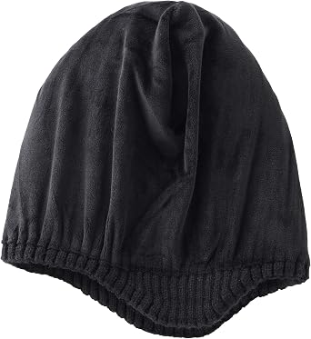 Connectyle Fleece Lined Beanie Hat for Men Women Warm Winter Hats with Earflaps Stretchy Ribbed Knit Skull Cap