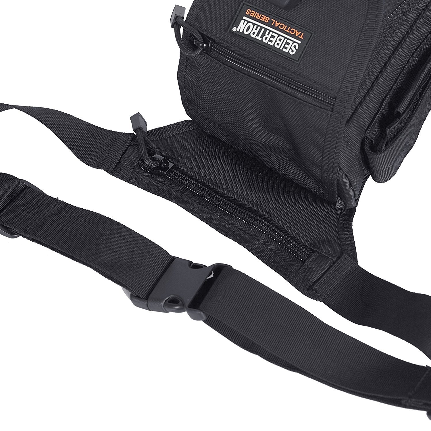Seibertron wasserdichte Motorradbeintasche Multi Pack Leg Bag (Black)
