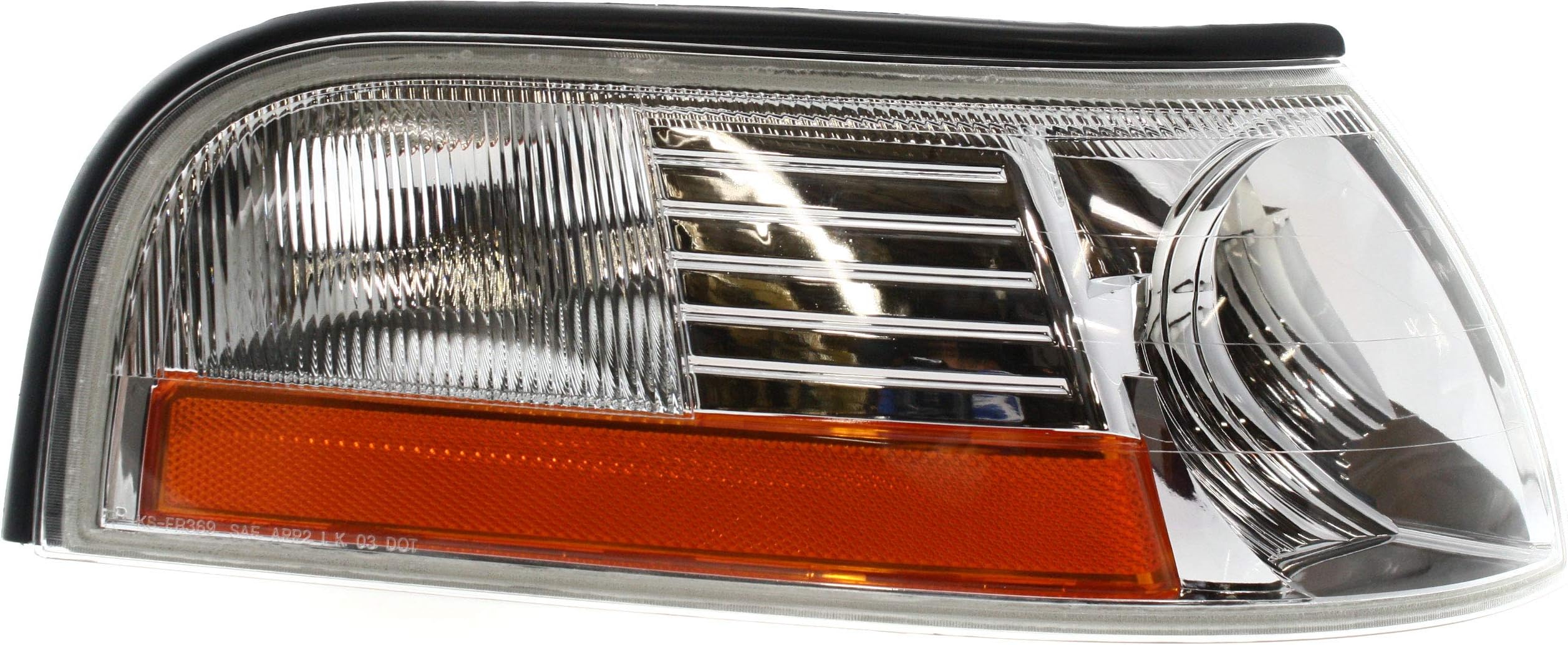 Evan-Fischer EVA20572028830 Corner Light for Mercury Grand Marquis 03-05 Corner Lamp RH Lens and Housing Right Side Replaces Partslink# FO2521171
