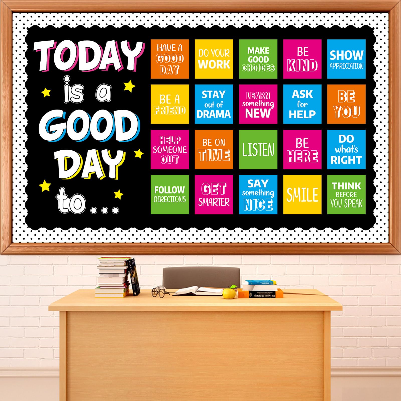 Inspirational Bulletin Board Set Motivational Back to School Classroom Decorations Today Is A Good Day Quotes Bulletin Board Positive Cutout for