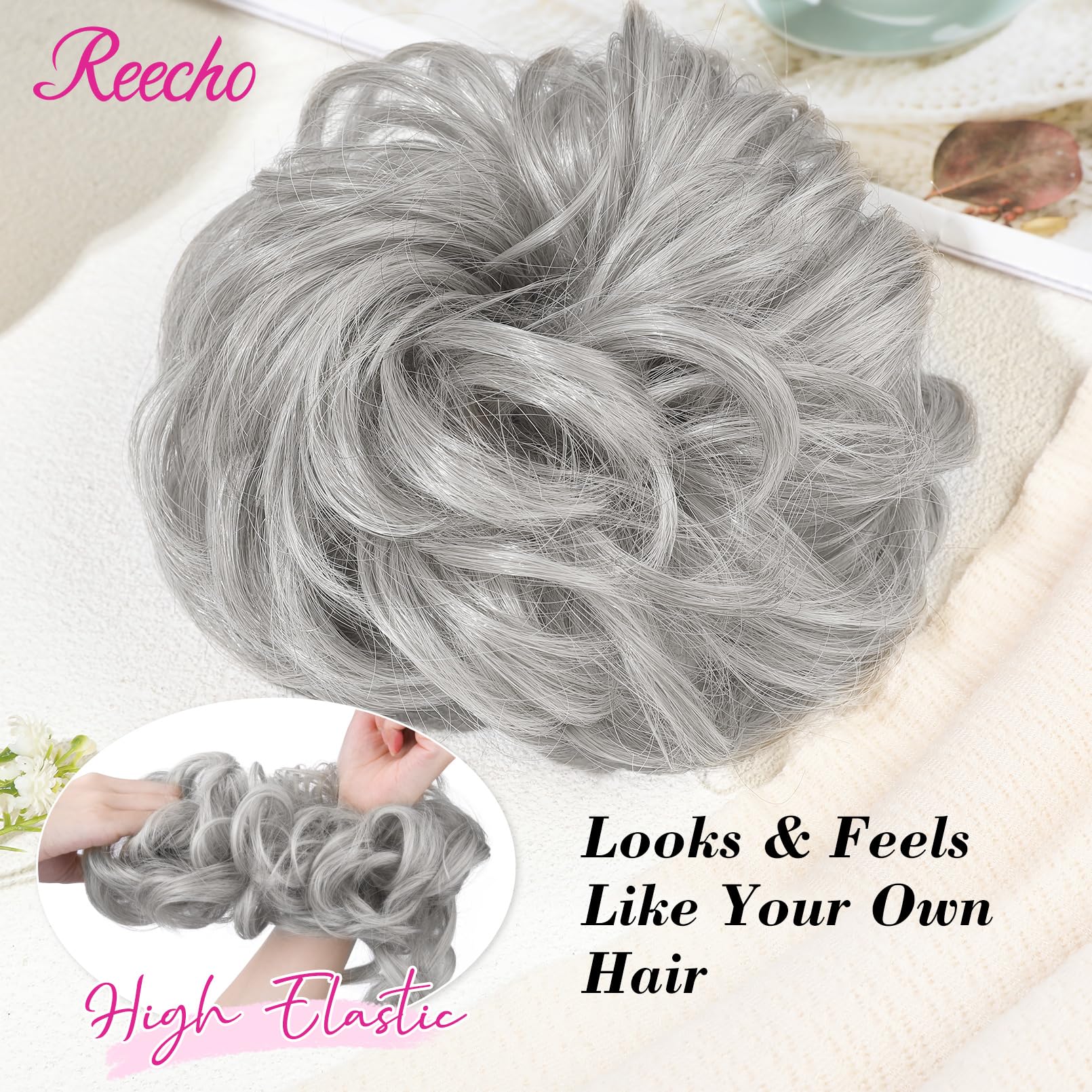 REECHO Messy Bun Hair Piece - Image 3
