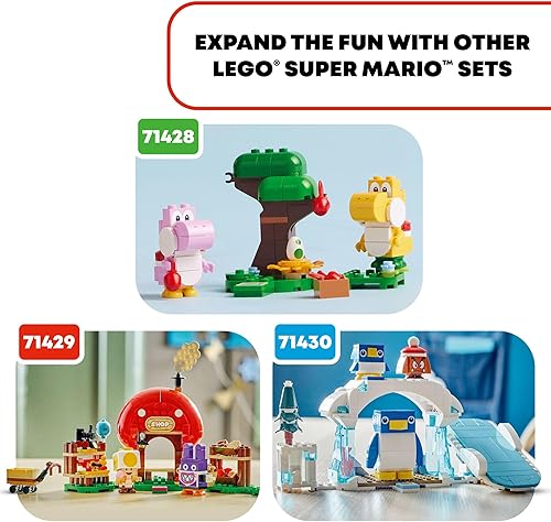 Miniatura 6 de LEGO Super Mario Penguin Family Snow Adventure - Juego de expansión para niños, incluye una figura de Goomba y pingüino bebé, regalo para jugadores,