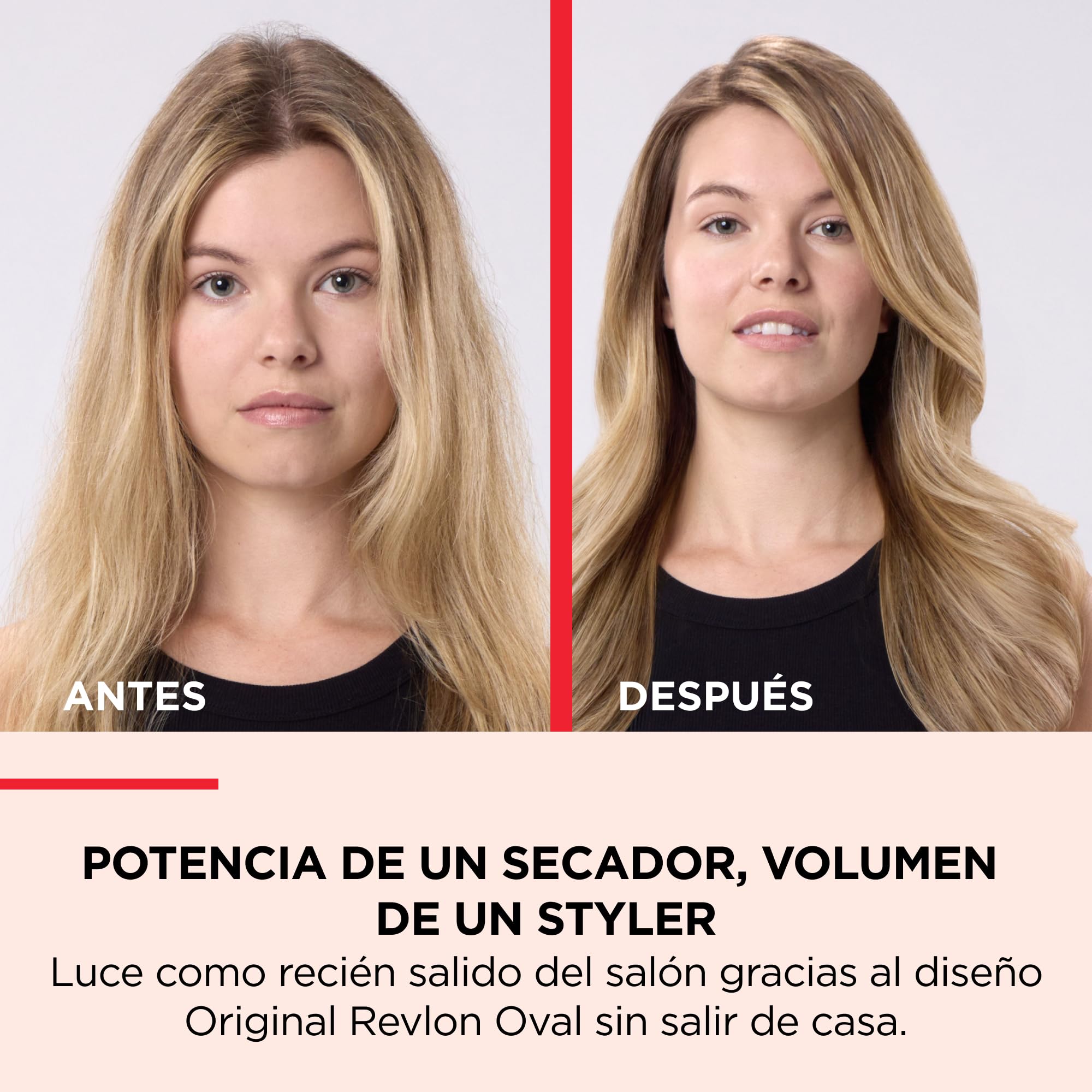 REVLON Salon One-Step Secador y voluminizador con peine seccionador - 3 calor 2 velocidades, revestimiento cerámico