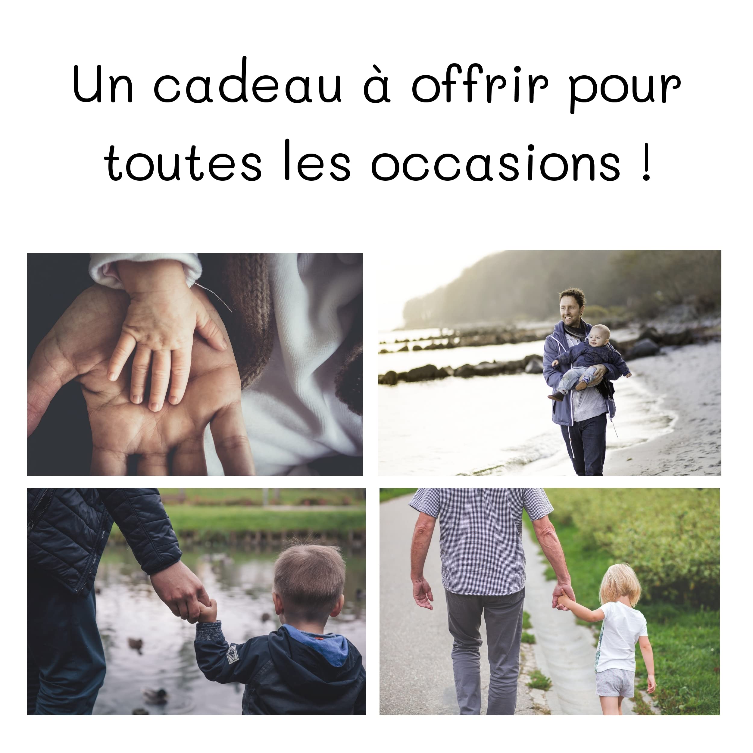Décapsuleur Papa je t'aime cadeau fête des pères personnalisable