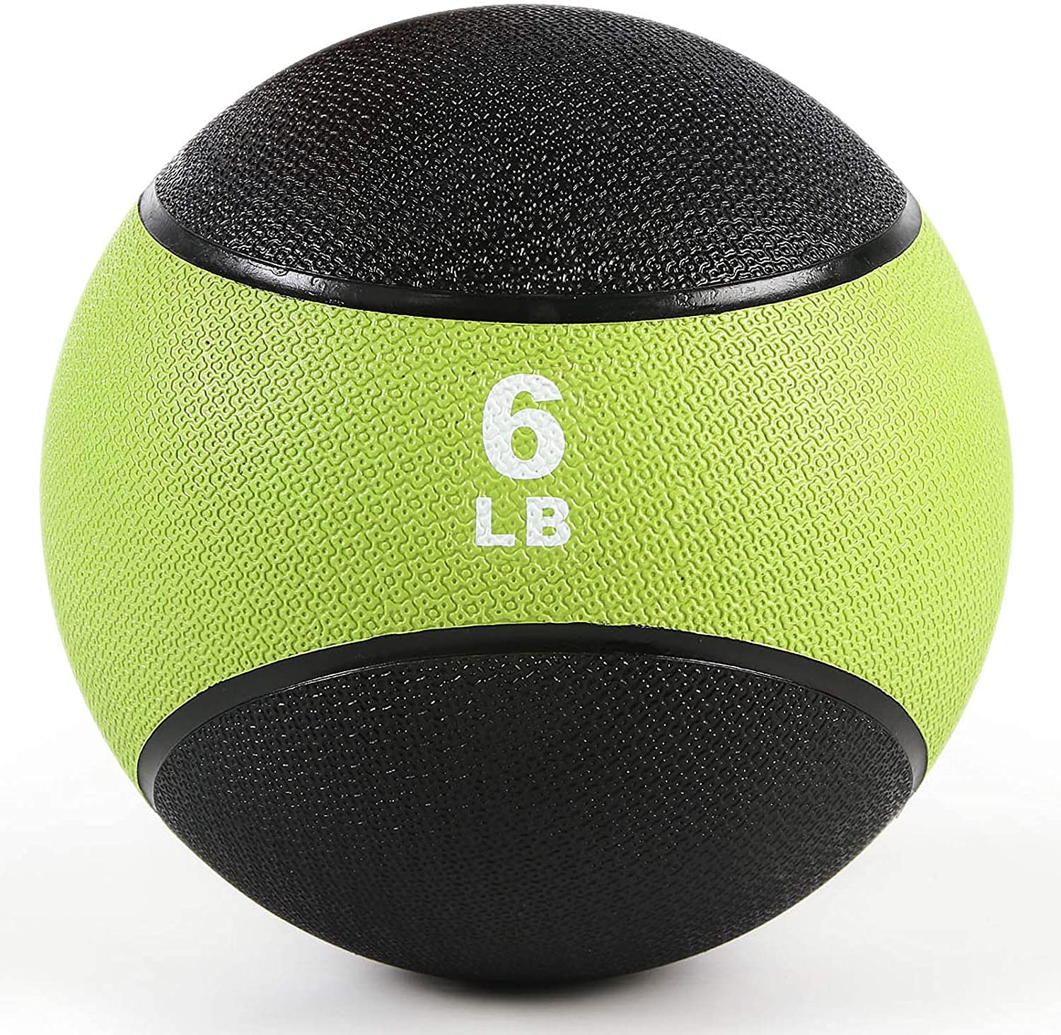 RitFit Weighted Medicine Ball - Non-Slip Rubber Shell & Dual Texture Grip - Workout Exercise Ball for Core Strength, Balance Training, Coordination Fitness - Multiple Weights & Colors