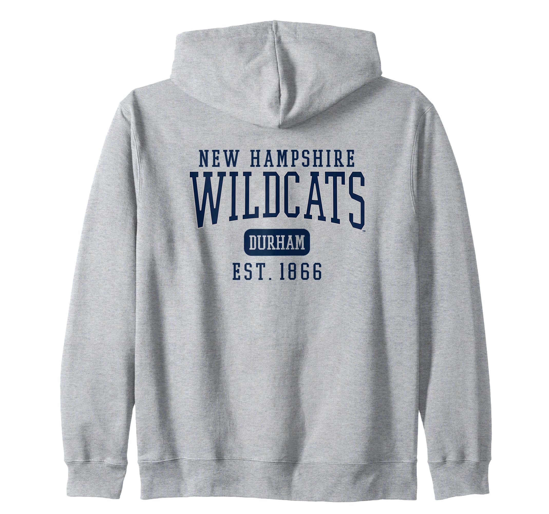 University of New Hampshire UNH Wildcats Est. Date Zip Hoodie