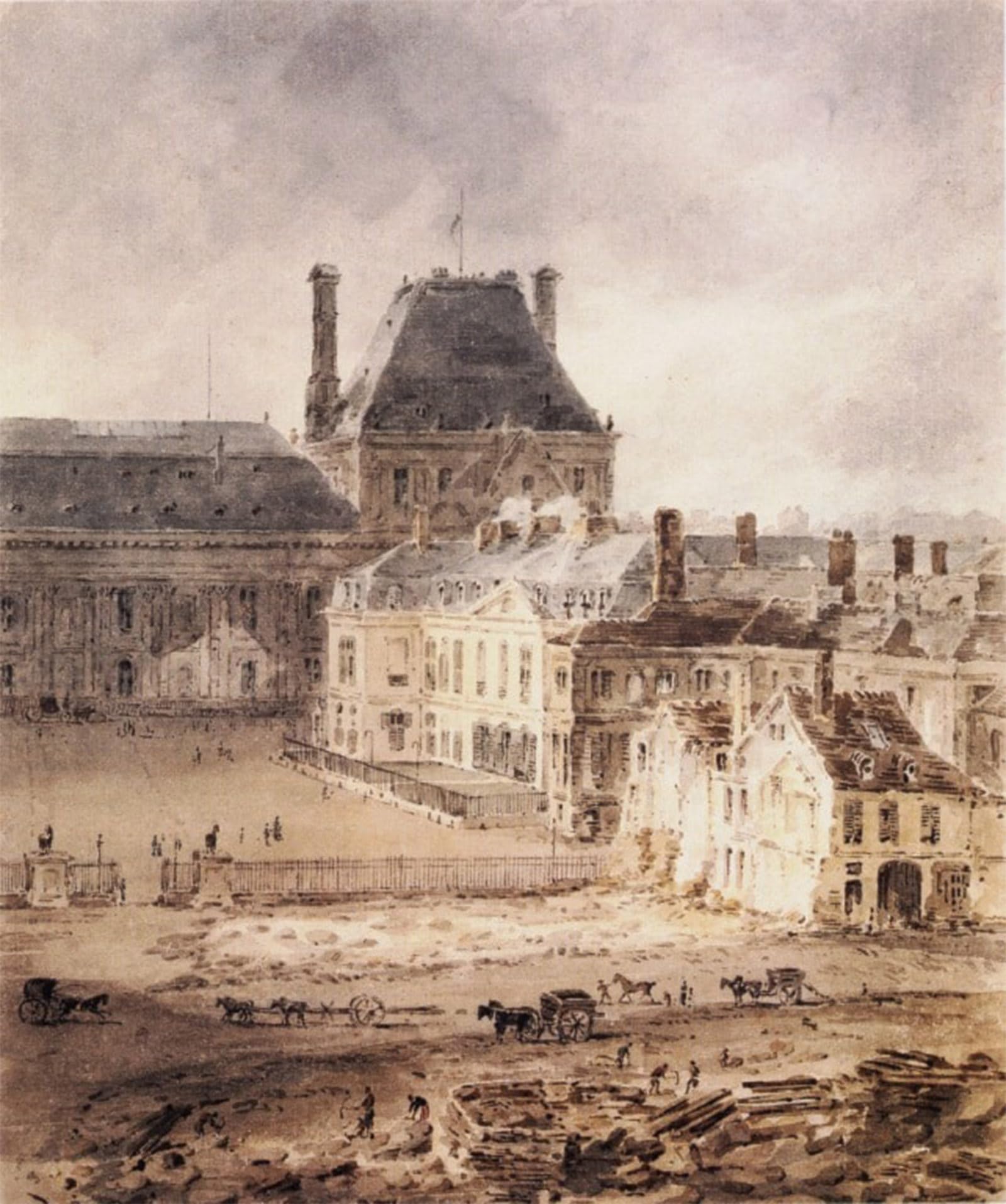 Póster de lienzo de París Tuileries para decoración de dormitorio 5