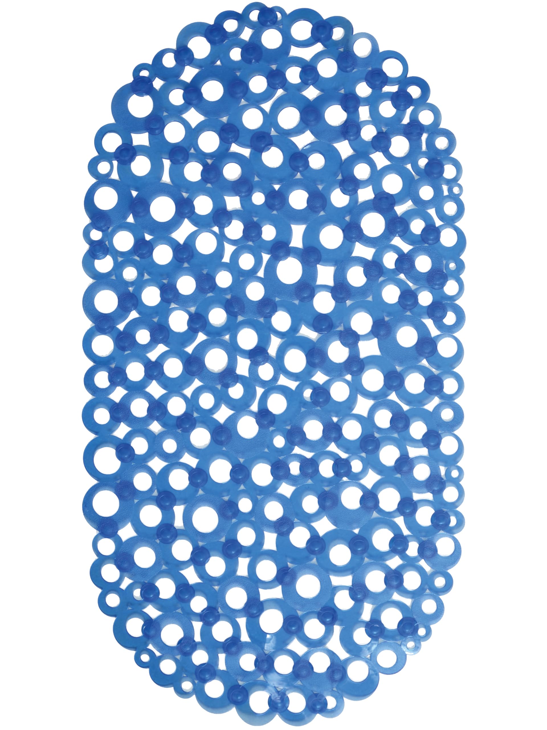 Showerdrape Blue Otto Anti Slip Pvc Bath Mat 69Cm X 36Cm
