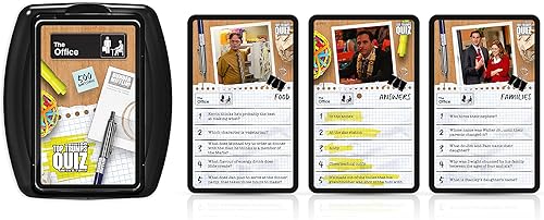 Miniatura 2 de Top Trumps The Office US Quiz Game, 500 preguntas para poner a prueba tu conocimiento y memoria en Dwight, Angela, Kelly, Kevin, Stanley, Phyllis y