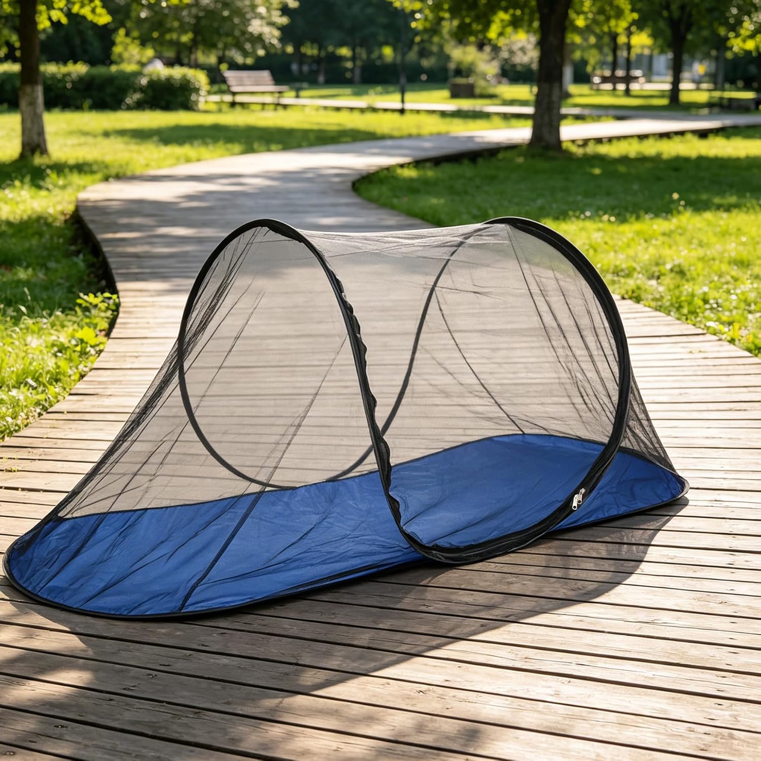 Pop Up Mosquito Tent for 1 Person Lightweight Camping Tent Portable for Ultralight Backpacking