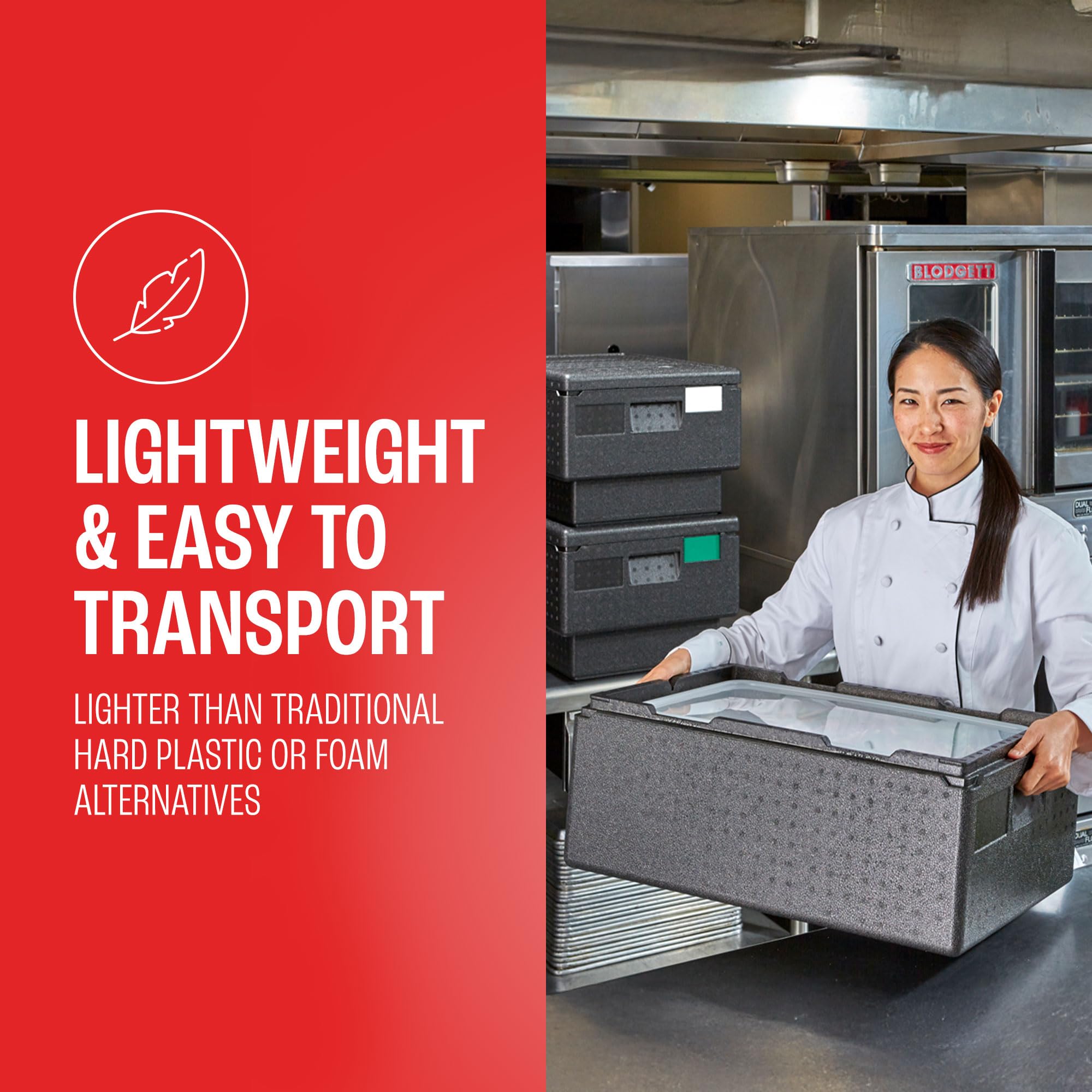 Cambro - Contenedor isotérmico con apertura superior Cam Gobox GN 1/1