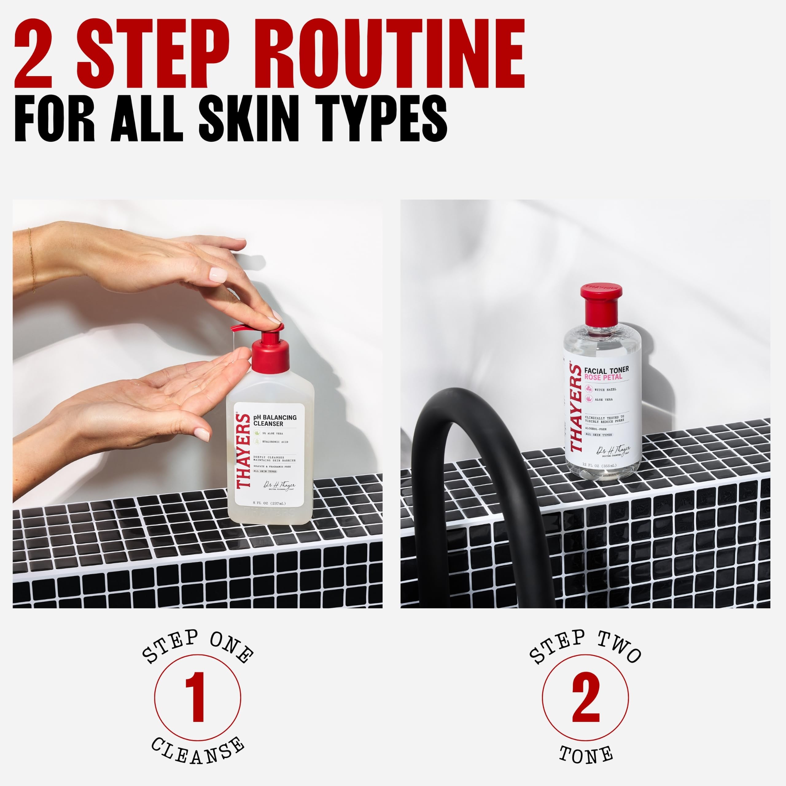 THAYERS Alkolsüz, Aloe Vera Formüllü Nemlendirici Orijinal Cadı Hazel Yüz Toneri, Vegan, Dermatolog Test Edildi ve Önerildi, 12 oz