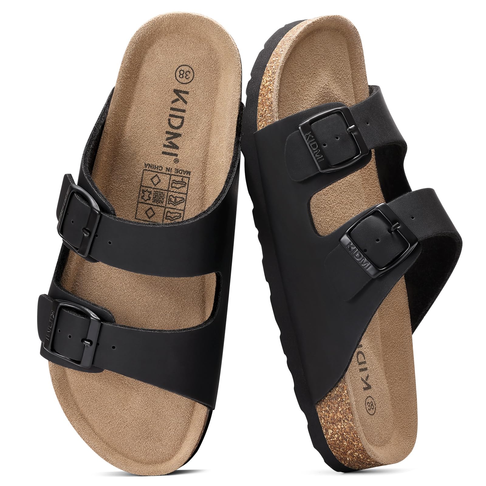 KIDMI Unisex Summer Sandals Arch Support Cork Footbed - shoes clothing | Mubboo