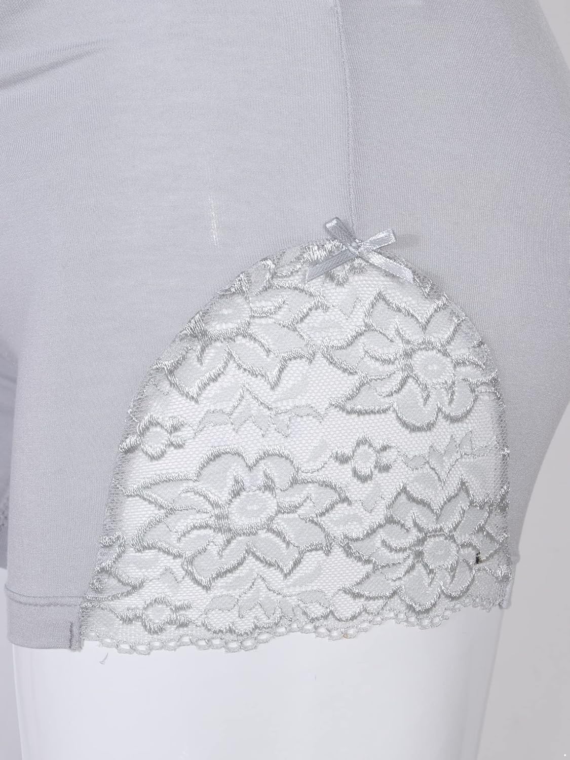 Kaerm Womens Floral Lace Maternity Underwear Seamless Cotton Boy Shorts Panties for Under Dresses