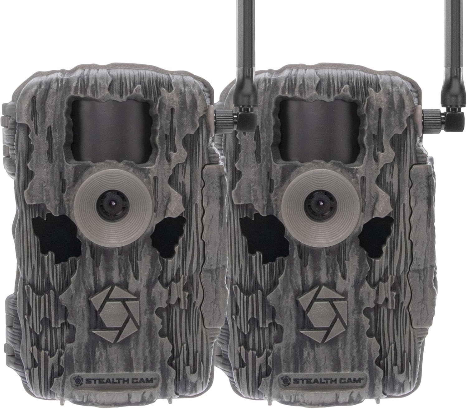 Stealth CAM Fusion X-Pro 2 Pack Dual Sim 36 MP Photo & 720P HD Video 0.4 Sec Trigger Speed Wireless Hunting Trail Camera - Available on AT&T & Verizon