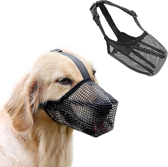 Dog Muzzle，Dog Muzzles to Prevent Biting，Muzzle for Medium Large Dogs