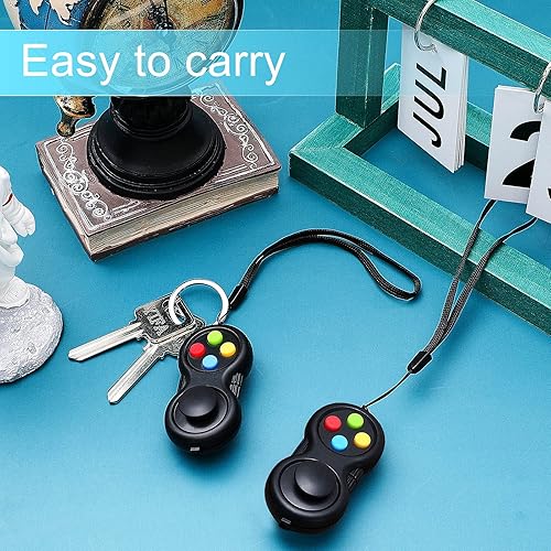 Miniatura 17 de Skylety 2 piezas de juguetes para la ansiedad para adultos, almohadilla de cesta de Navidad, para aliviar el estrés, cubo de clicker, juguete