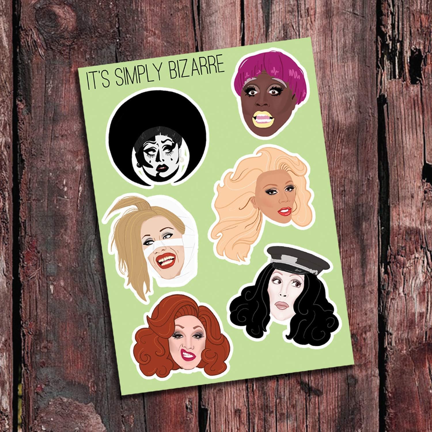 Drag Queen Stickers - RuPaul's Drag Race queen stickers!