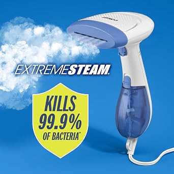 Twelve South AirFly Pro Bluetooth Wireless Audio Transmitter/Receiver for up to 2 AirPods & Conair Handheld Garment Steamer for Clothes, ExtremeSteam 1200W, Portable Handheld Design,White/Blue