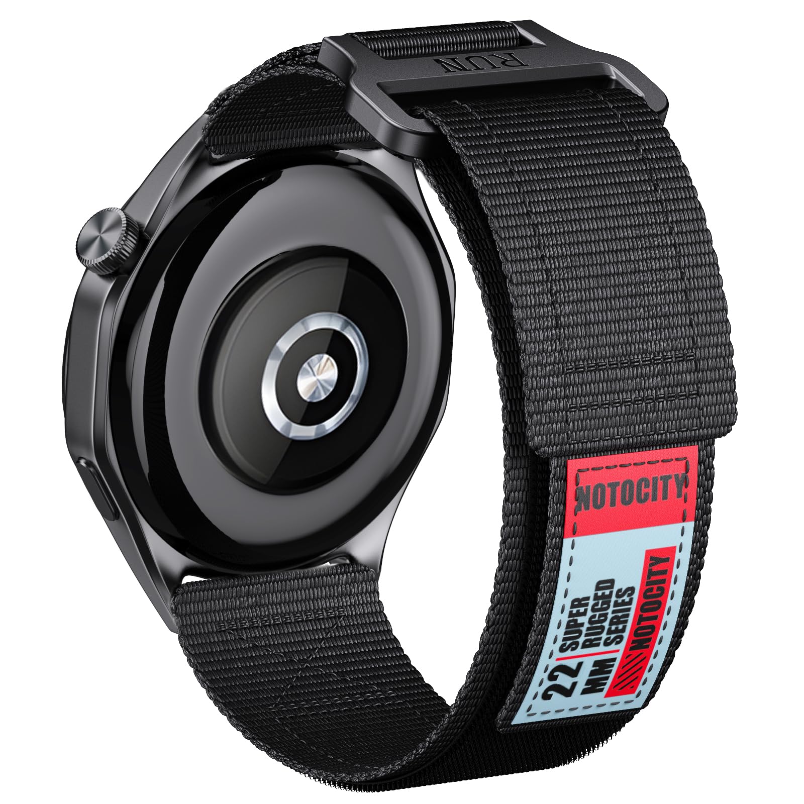Sponsored Ad – NotoCity Compatible with Huawei Watch GT 5/4/3/Pro 46mm/Runner Strap, 22mm Nylon Replacement Band for Samsung Galaxy Watch 3 46mm 45mm/Gear S3 Classic