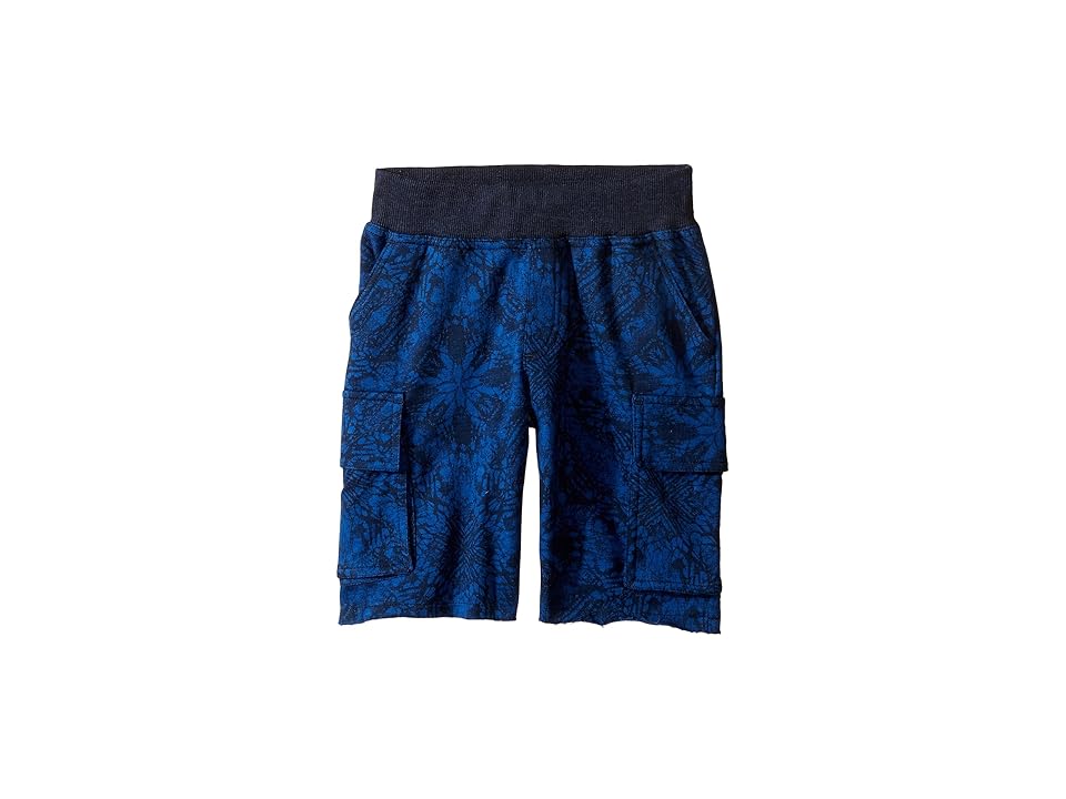 

Lucky Brand Kids Swell Cargo Shorts in French Terry (Little Kids/Big Kids) (Black Iris) Boy's Shorts