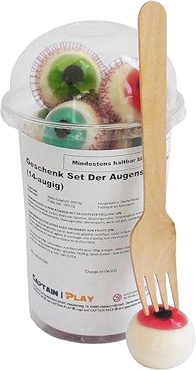 Zeus Party Borsette Halloween – Kinder Dolcetto o Scherzetto + Box Trolli Halloween Sweet & Sour Gelatine da 450g (Borsa Nera + Gelatine)