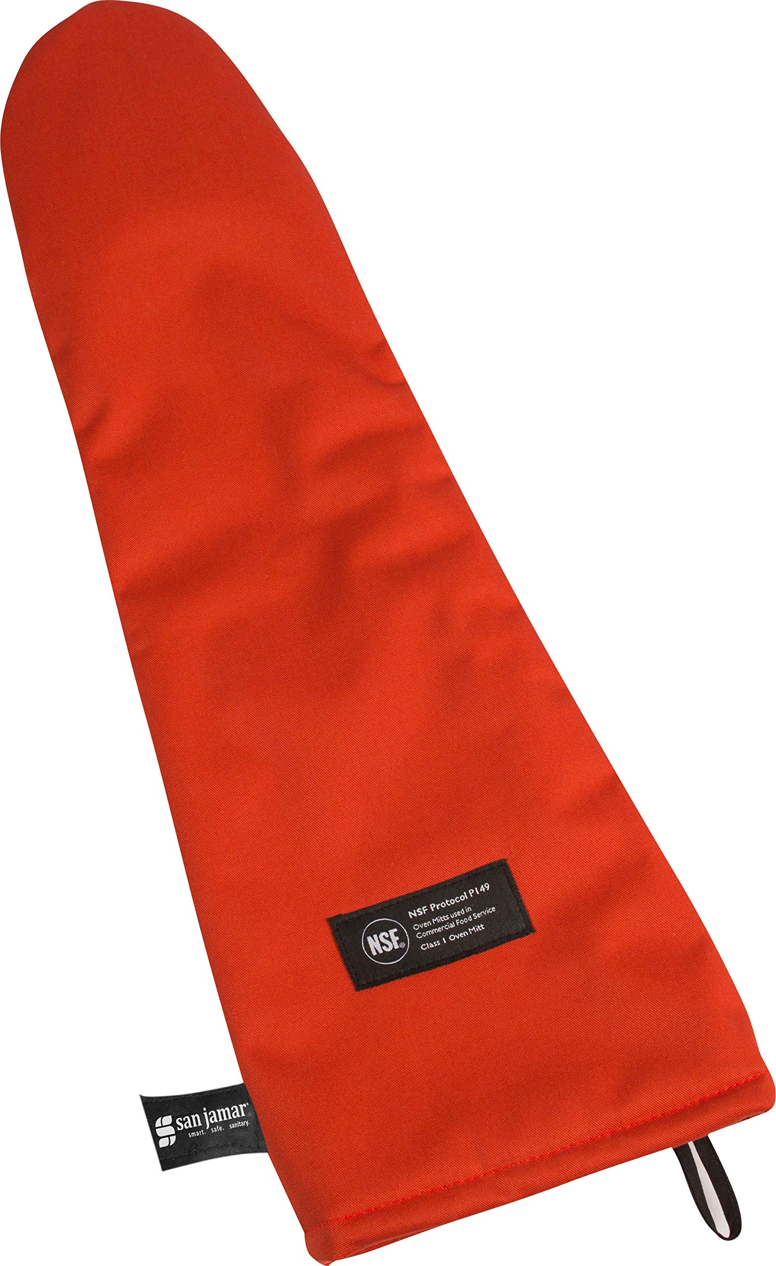 San Jamar 17" / Puppet / Red Oven Mitts