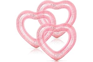 Whaline 3Pcs Inflatable Heart Pool Float