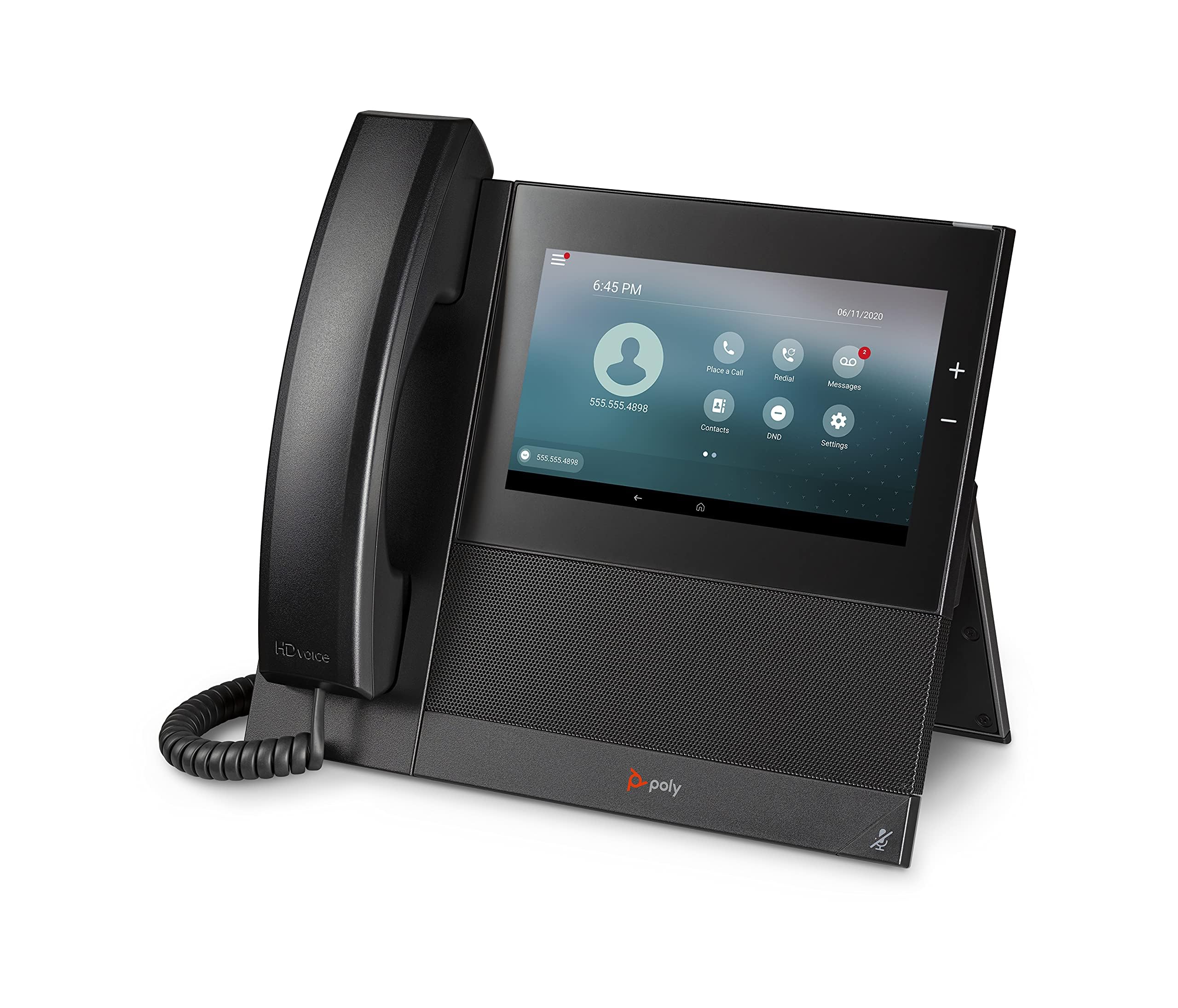 Poly CCX 600 Desktop Business Media Phone (Polycom) - with Handset - Open SIP - Power Over Ethernet (POE) - 7-Inch Color Touchscreen - Works with Zoom (Certified), Teams, & More-image-39
