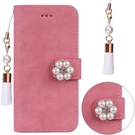 Amazon Co Jp Xperia Xz1 ケース 手帳型 Xperia Xz1 カバー 手帳型 エクスペリア Xz1ケース エクスペリア Xz1カバー Sov36 So 01k 701so 手帳型ケース 可愛い花柄 Cocomo 真珠花柄 シルク カード収納 チャーム な タッセル ストラップ付き スタンド機能付き