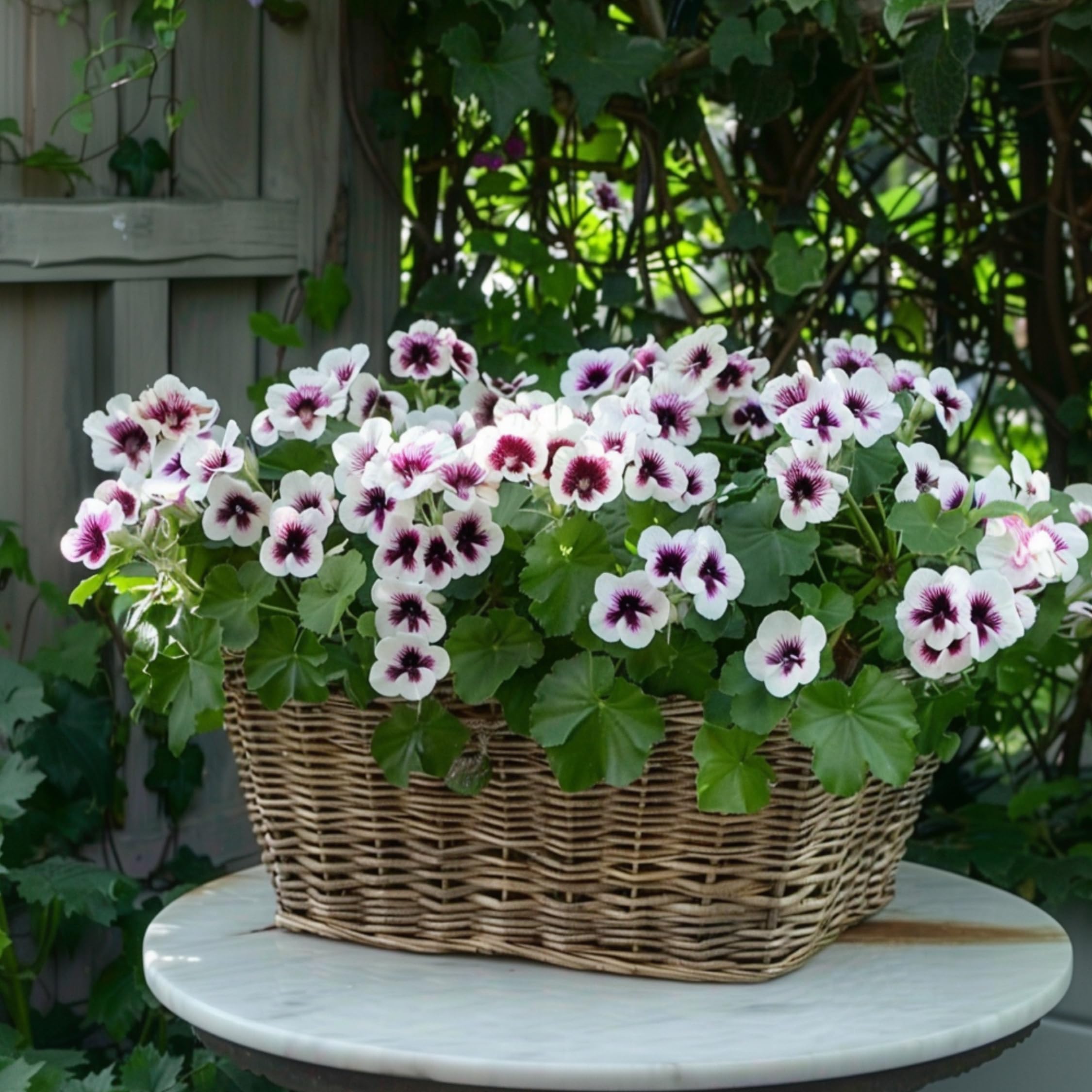 Plant in a Box - Pelargonium - Set da 6 pezzi - 3 diversi tipi - Anti-zanzara - Vaso da fiori 10,5 cm - Altezza 15-25 cm