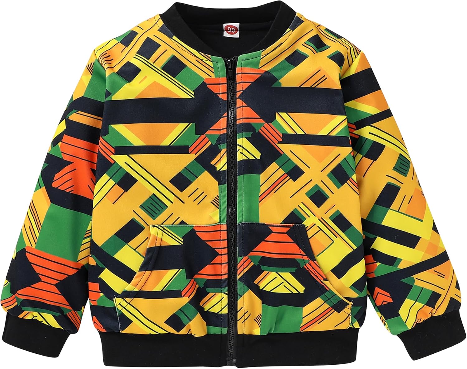 YOUNGER TREE Africa Print Kids Coat Dashiki Jacket Kente Clothes for Boys Girls