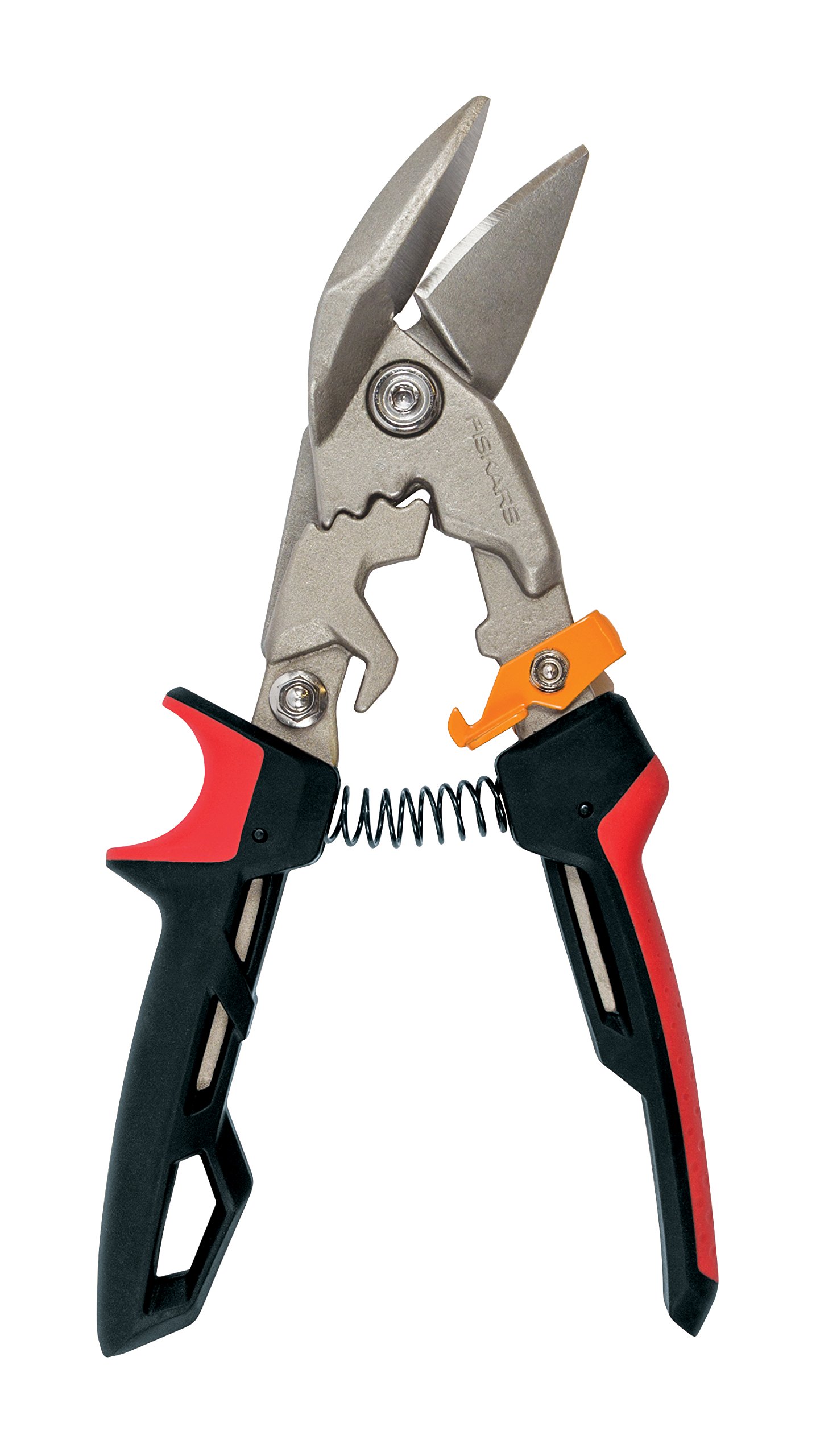 Fiskars PowerGear Aviation Snips (Offset Left Cut), Silver - Image 2