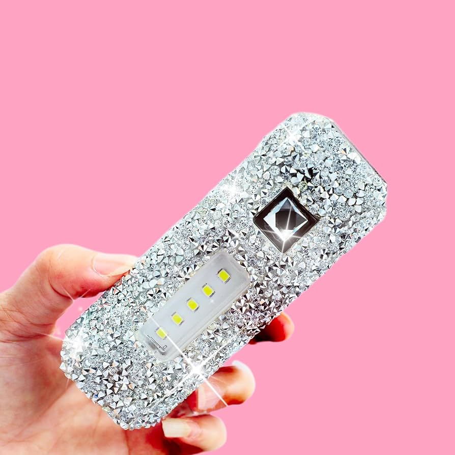 Amazon.co.jp: MXCVER キラキラ光る懐中電灯 ラインストーン