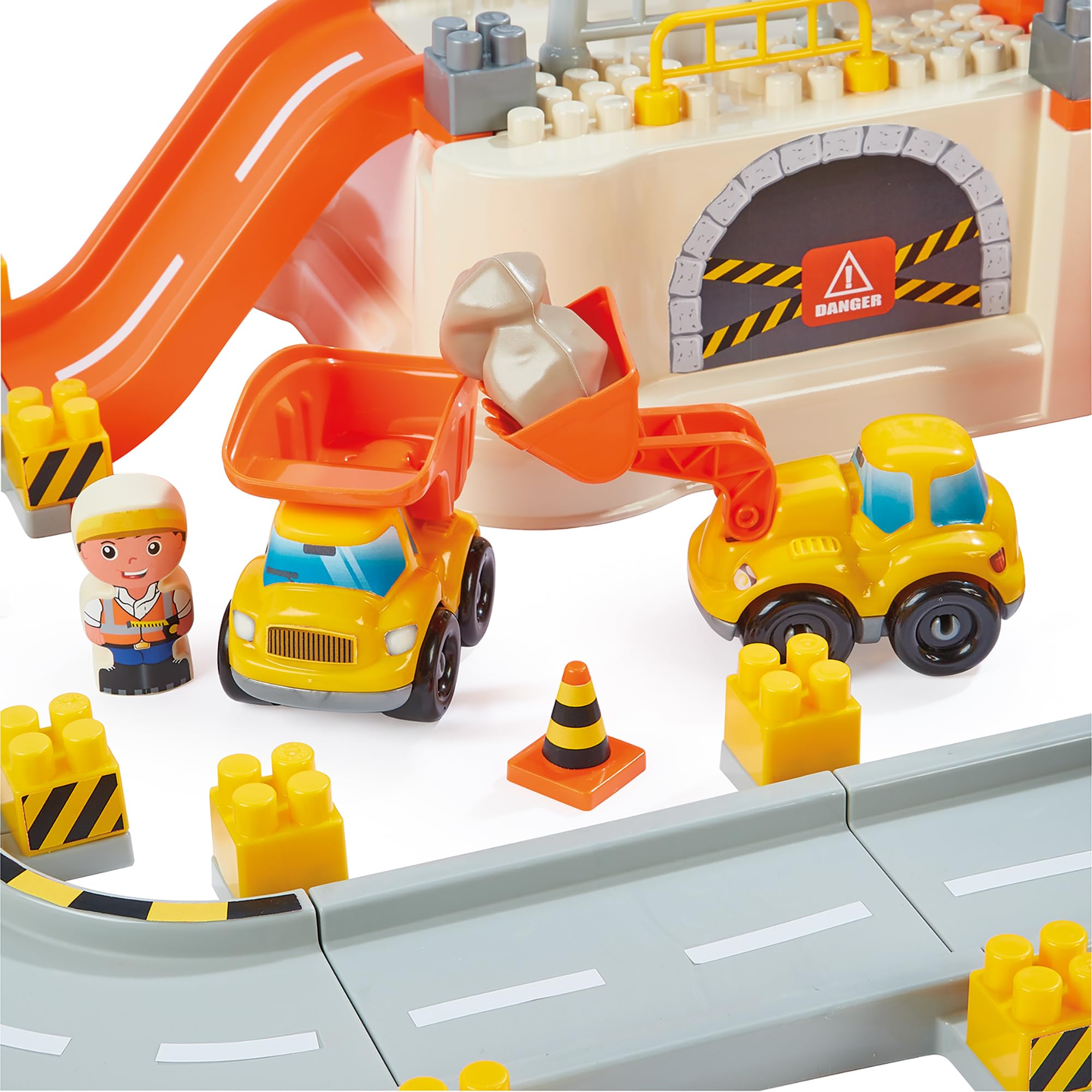 Ecoiffier Spielzeug - 1350 - Baufahrzeug-Zylinder - Abrick - Konstruktionsspielzeug für Kinder - Ab 18 Monaten - Herkunft Frankreich garantiert