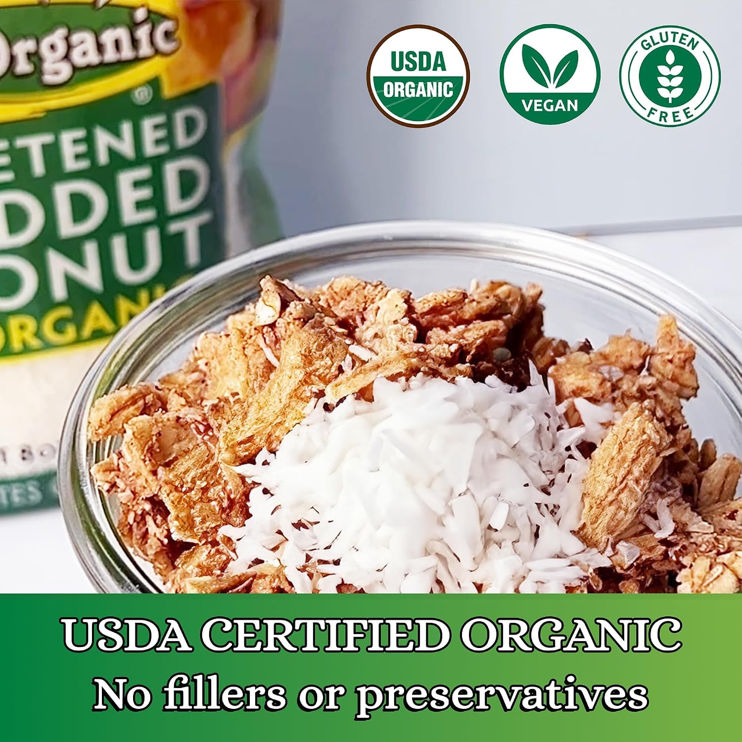 Let's Do Organic, Shredded Coconut, 8 oz image 4