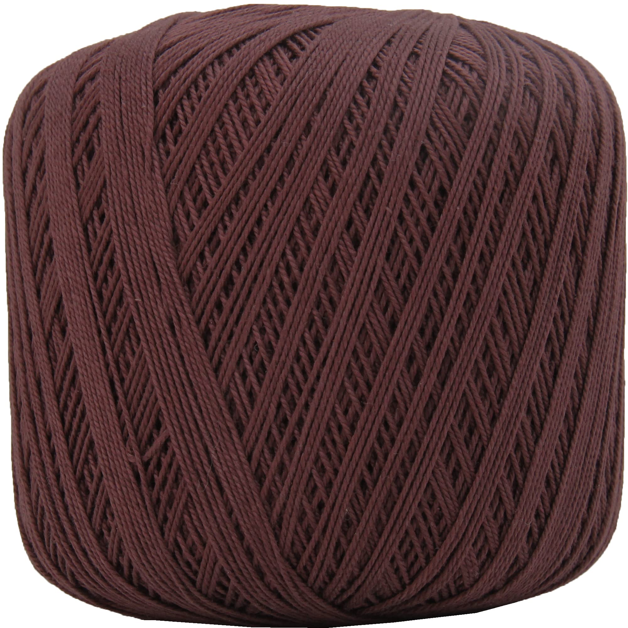 ThreadArt 100% Cotton Crochet Thread Size 3, Chocolate Brown 3528